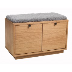 RO Confe Bench 2 Drawers Oak/Ash